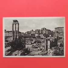  ROME ROMAN FORUM WITH THE TEMPLE OF BEAVER AND POLLUTE UNTRAVELED POSTCARD 