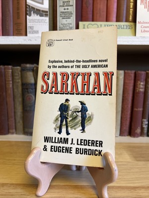 SARKHAN by William Lederer & Eugene Burdick vintage 1966 Fawcett PB