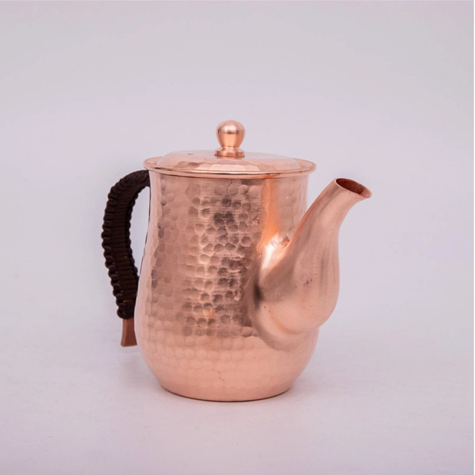 Hammered Copper Teapot Handmade Vintage Design Water Pot for Home