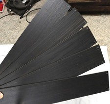 Black African ebony wide BASS guitar fingerboard blank choose your board EF54