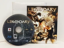 Legendary (PlayStation 3, 2008) Mint Disc + Manual! Tested