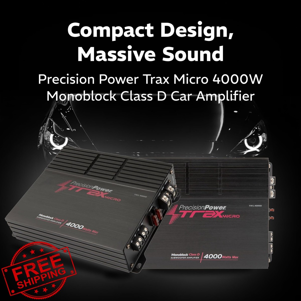 Precision Power PPI TM1.4000D 4000 Watt Monoblock Class-D Car