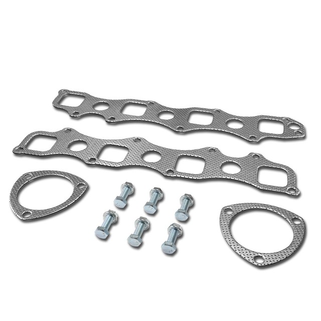 ALUMINUM EXHAUST MANIFOLD HEADER GASKET SET FOR 20032007 DODGE RAM