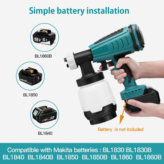 18v Spray Gun Echargeable Cordless 