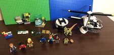 LEGO Jurassic World Attack 76949 Mini-figures Helicopter & Parts Only Incomplete