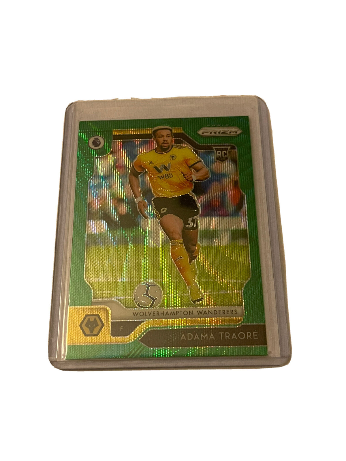 2019-20 Panini Prizm Premier League Green Wave Prizm Adama Traore #179 Rookie