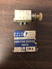 Vintage 2 Position Push Pull Dash Fog Light Head Light Universal Switch Nos 1225