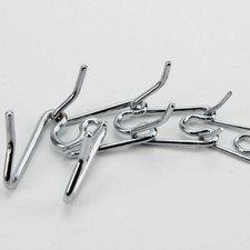 2 Metal Chrome Prong Collar Extra Links Choke Stop Pulling Dog Training S M L XL