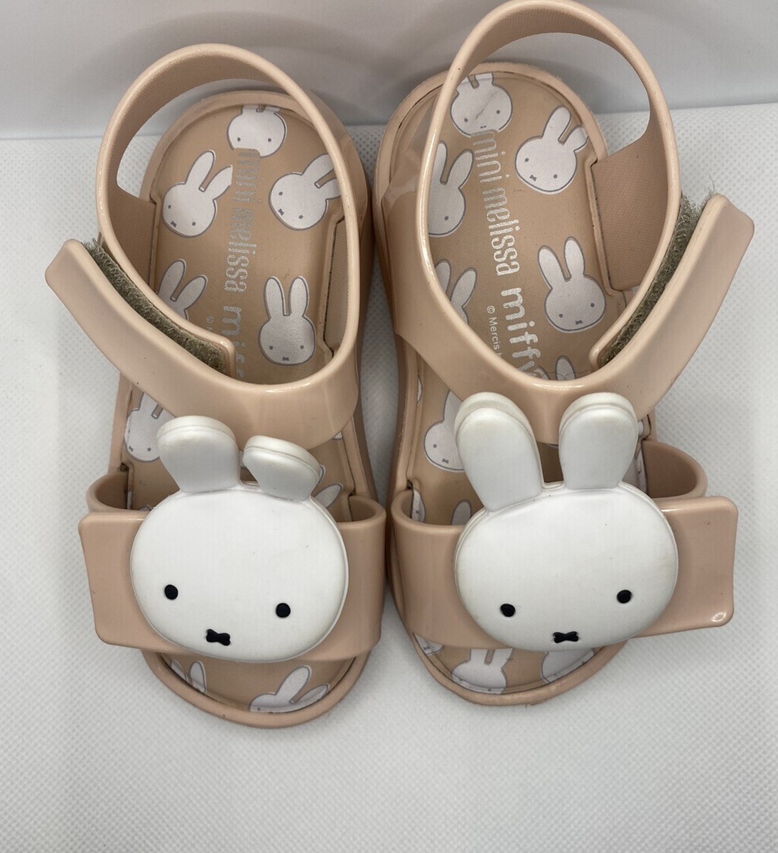 Size 8 Mini Melissa X Miffy EU 24 Toddler Bunny Sandals | eBay