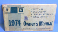 74 1974 Oldsmobile Cutlassssupremevista Cruiser Owners Manual Original 74 1974 Oldsmobile Cutlassssupremevista Cruiser Owners Manual Original