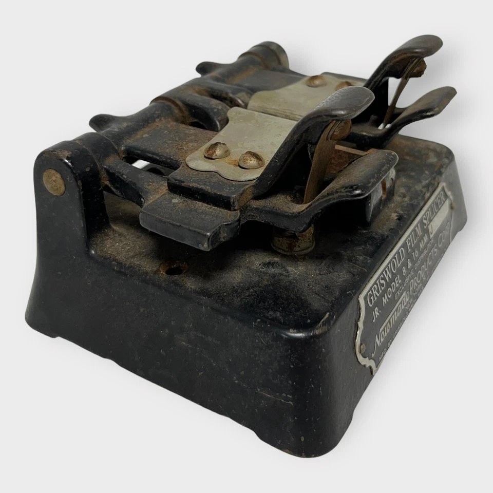 Griswold Film Splicer Jr Model 8mm 16mm Neumade Vintage Metal HEAVY - Image 2 of 4