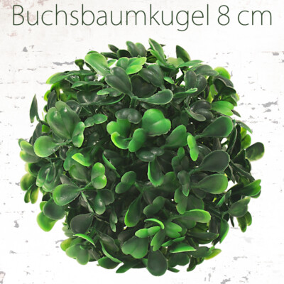 Knstliche Buchsbaumkugel Kunstpflanze Buchsbaum Deko  8 - 55 cm Decovego  | eBay.de