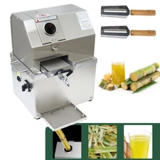 Desktpop Sugar Cane Juicer Commercial Sugarcane Press Squeezer Extractor 300kg/h