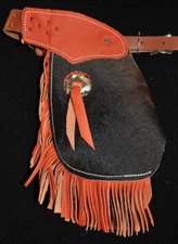 Custom Made Hair On Cowhide Kid's Chinks/Size 12 Month/Quick Ship/Made In USA