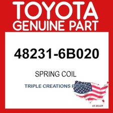 Toyota Genuine 482316B020 Spring Coil Rear RH/LH 48231-6B020 OEM