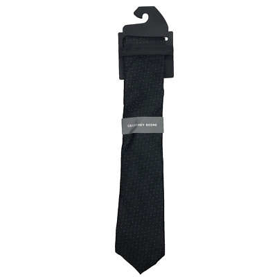 Geoffrey Beene schwarz gepunktet neu mit Etikett elegante formelle Krawatte