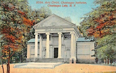 Chautauqua Lake Ny~Avla Christi~Chautauqua Institution 1910er Postkarte