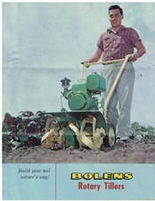 1957 Sales Brochure for Bolens Rotary Tillers for Garden Rototillers