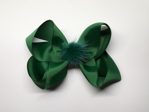 Pin de 2", 3", 4", 5", 6"" pulgadas pom pom con arco clip para el cabello clips de cocodrilo - Imagen 4 de 10