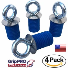 Fits POLARIS Lock and Ride ATV Tie Down Anchor RZR Sportsman Ace SET OF 4 Hooks
