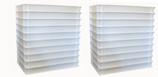 20 St&uuml;ck Pizzateigbeh&auml;lter Hefeteigbeh&auml;lter 60 x 40 x 7 cm ECO Gastlando