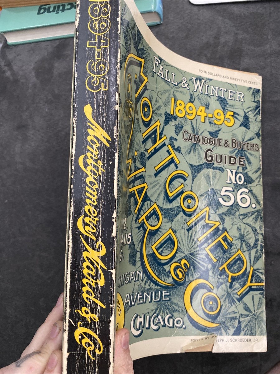 1970 reprint 1894-1895 Montgomery Wards Catalogue Buyer's Guide No
