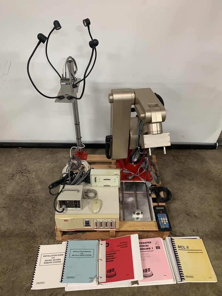 Amatrol 830-RSI SATURN Robot and 866-VS-B Vision System