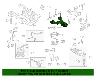 GENUINE OEM TOYOTA 08-22 SEQUOIA RIGHT & LEFT REAR SUSPENSION