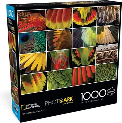 Feathered Fantasies 1000-Piece Jigsaw Puzzle – Stunning Bird Photos From National Geographic Photo Ark - View #2
