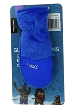 Head Children's Thermalfur Fleece Mittens With Grip Palm Patches 