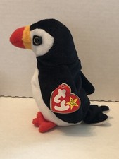 Ty Beanie Babies Baby Puffer The Puffin Bird PVC Pellets 1997