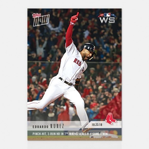 2018 Topps Now 930 Eduardo Núñez