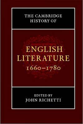 The Cambridge History of English Literature, 1660–1780 Richetti Paperback