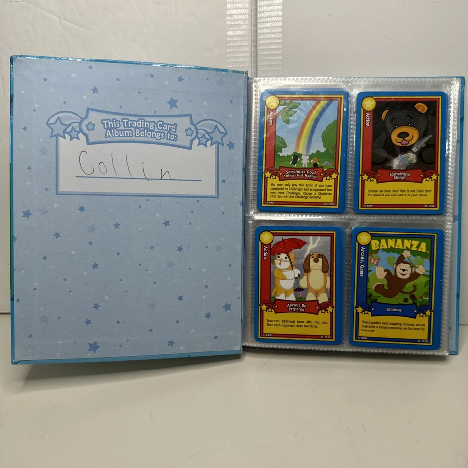 Álbum de tarjetas coleccionables Ganz Webkinz + 70 tarjetas pegatinas Curio Shop A1 B1 B2 B3 C1 Foto 3 de 4