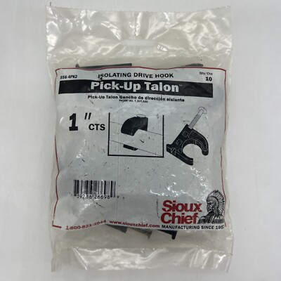 #ad #ad New Unopened: Sioux Chief 556 4PK2 1quot; Pick Up Talon W Nails 10 Bag $9.99