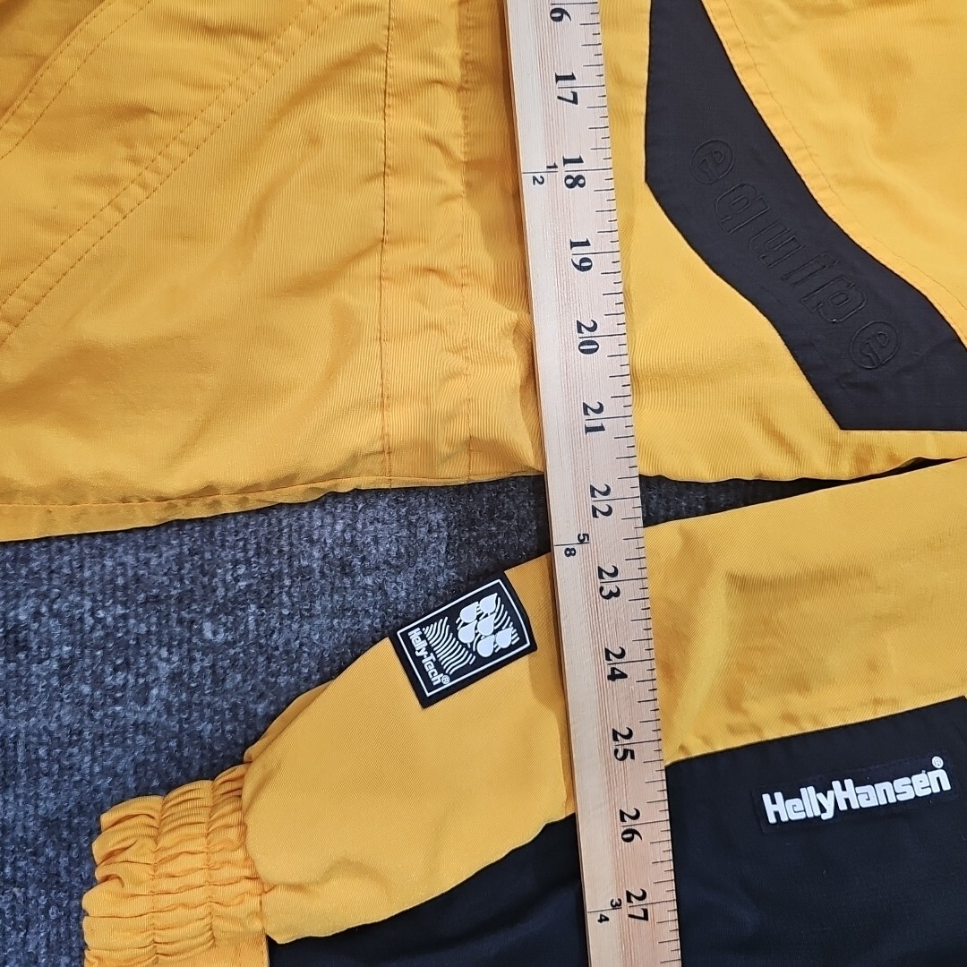 HELLY HANSEN スノージャケット (Yellow×Black) Helly Hansen Yellow Black Men S Ski Snowboard Jacket Coat