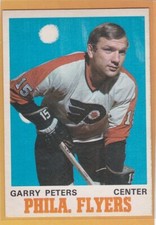 1970-71 O PEE CHEE HOCKEY GARRY PETERS #196 FLYERS NMMT *79671