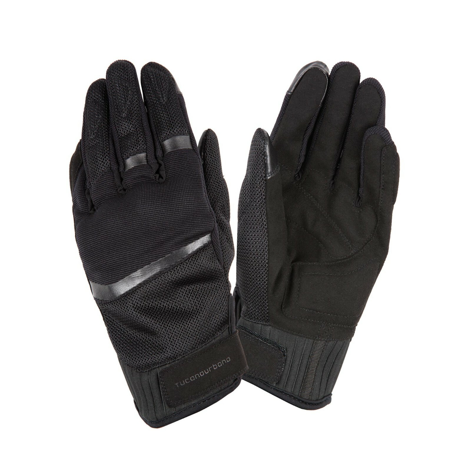 TUCANO URBANO GUANTI MOTO PENNA BLACK NERO ESTIVI LEGGERI TOUCH SCREEN