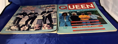''QUEEN'' - A Rhapsody Magazine 1986 and The ''BEATLES'' Story 1974 - Free Postage