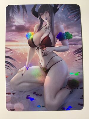 Eliza Tekken Vampire Hot Sexy ACG Goddess Waifu Card Girl Holo Doujin Anime lewd