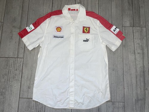 puma button down shirt