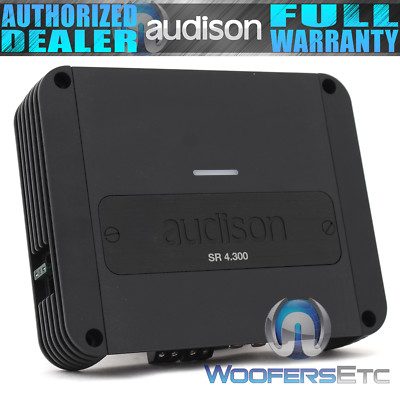 AUDISON SR4.300 AMP 4-CHANNEL 520W CAR COMPONENT SPEAKERS TWEETERS AMPLIFIER NEW