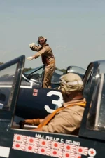 WW2 WWII Photo World War Two / US Marine F4U Corsair Pilots USMC Ace