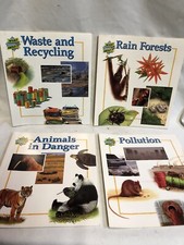 Lot 4 Childrens Paperback What about Series Books Education Animals Pollution