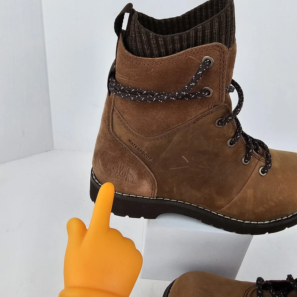 The North Face Mujer Ballard lll Bota de Encaje Impermeable Monjes Bata Marrón Nuevo con Etiquetas Foto 4 de 4