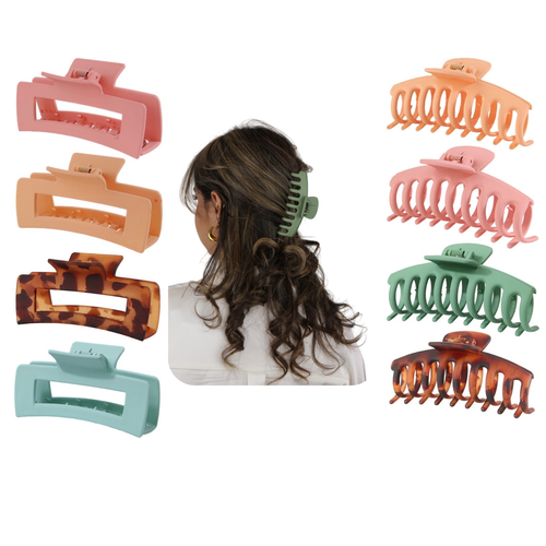 Haarklammer Große Haarklammer Haarspangen Damen claw clip 8er-Set - Bild 16 von 41