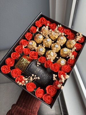 Geschenk Chocolate, rose perfume