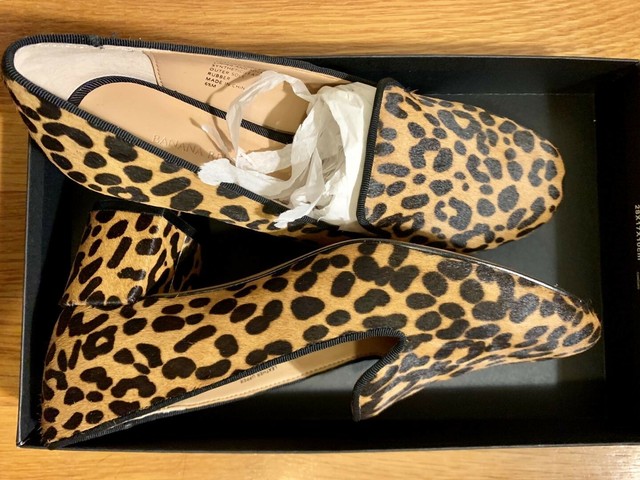 leopard print mid heels