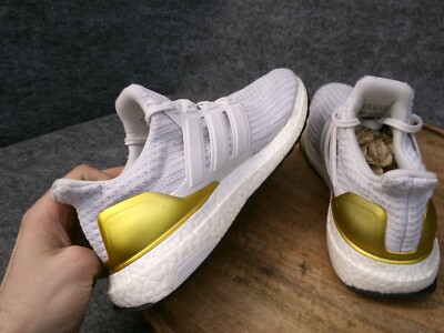 Adidas UltraBoost 4.0 DNA Cloud White Gold Womens Running Shoes FZ4009 Size  8 US | eBay