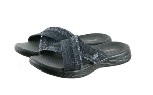 skechers goga max slippers